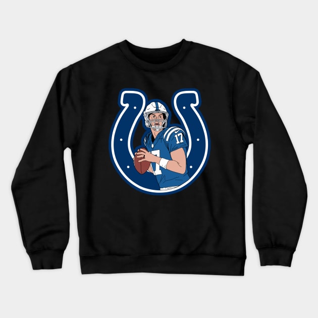 Colts Philip Rivers Crewneck Sweatshirt by Oralepinz 